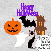 Happy Halloween SVG Cutting Files
