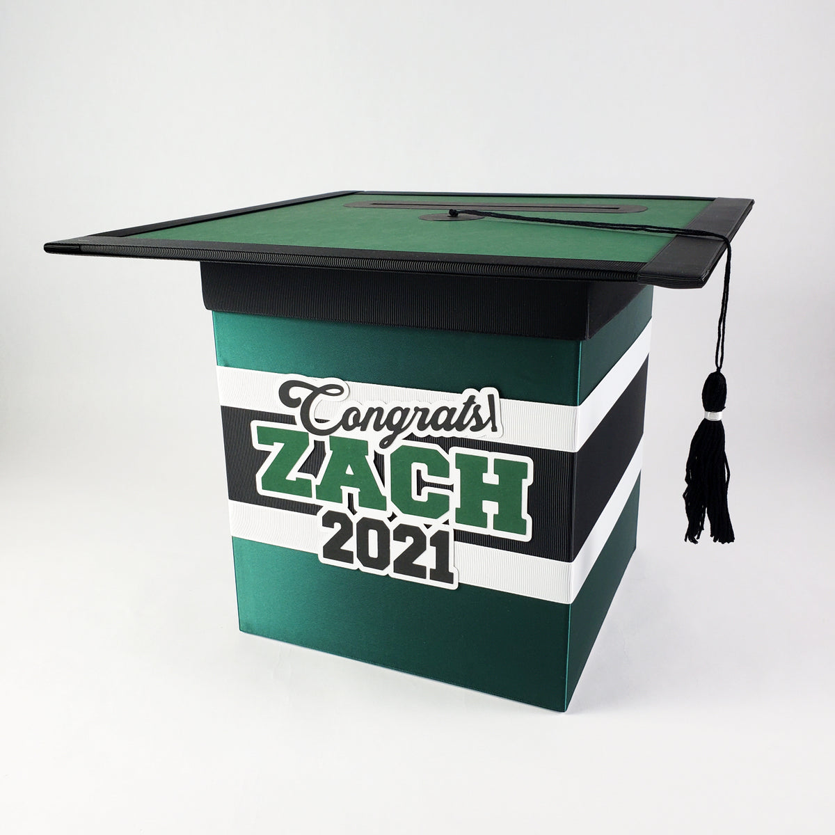 Hunter Green Style 1 Grad Card Boxes
