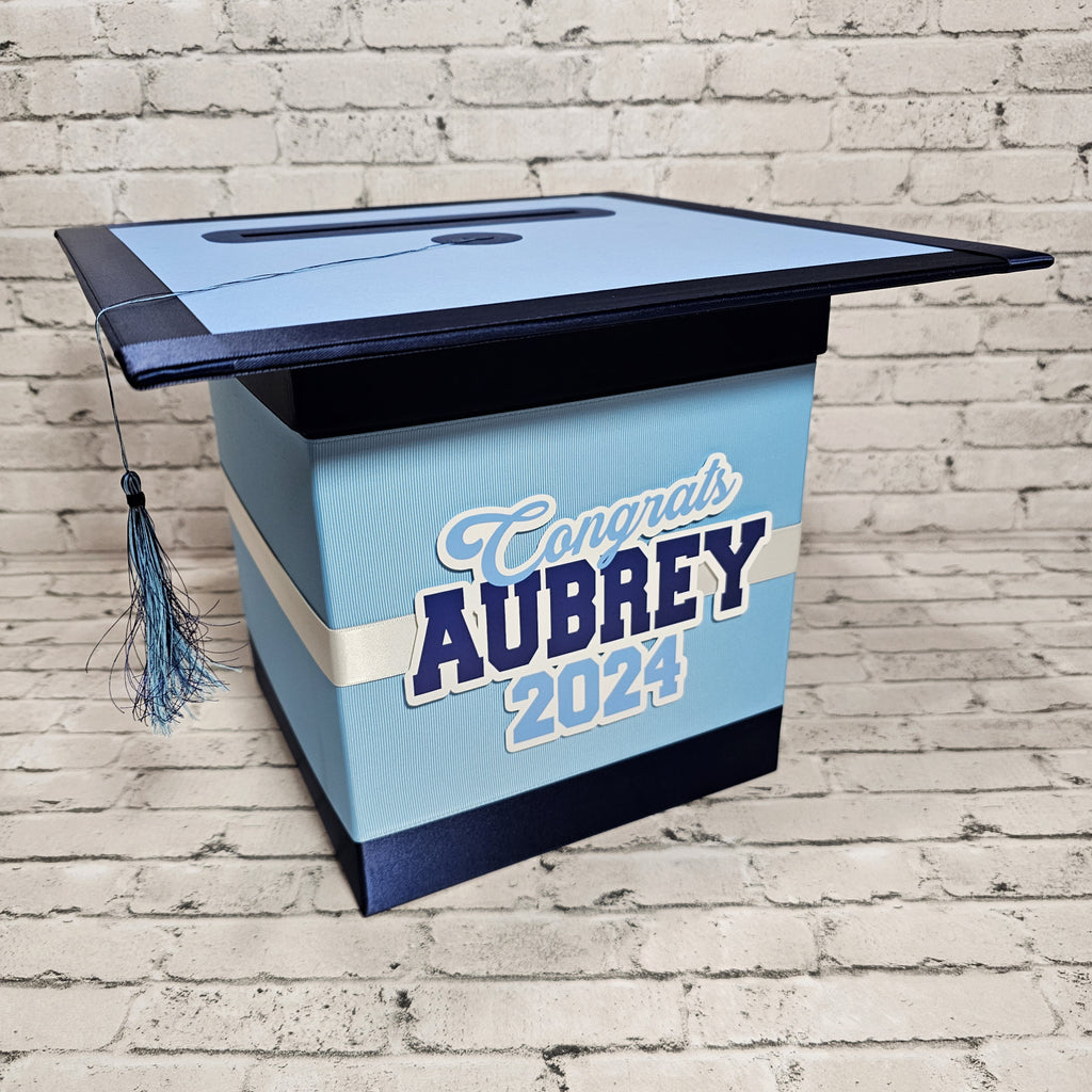 Blue Mist Style 3 Graduation Card Boxes