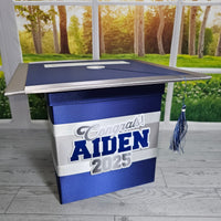 Light Navy Style 1 Graduation Card Boxes