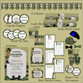 Little Soldier Baby Shower Decoration Pack - Green Camo