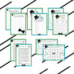 Little Man Decoration Pack - Turquoise, Lime