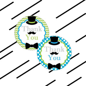 Little Man Decoration Pack - Turquoise, Lime