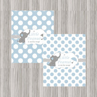 Little Peanut Candy Bar Wrappers - Blue
