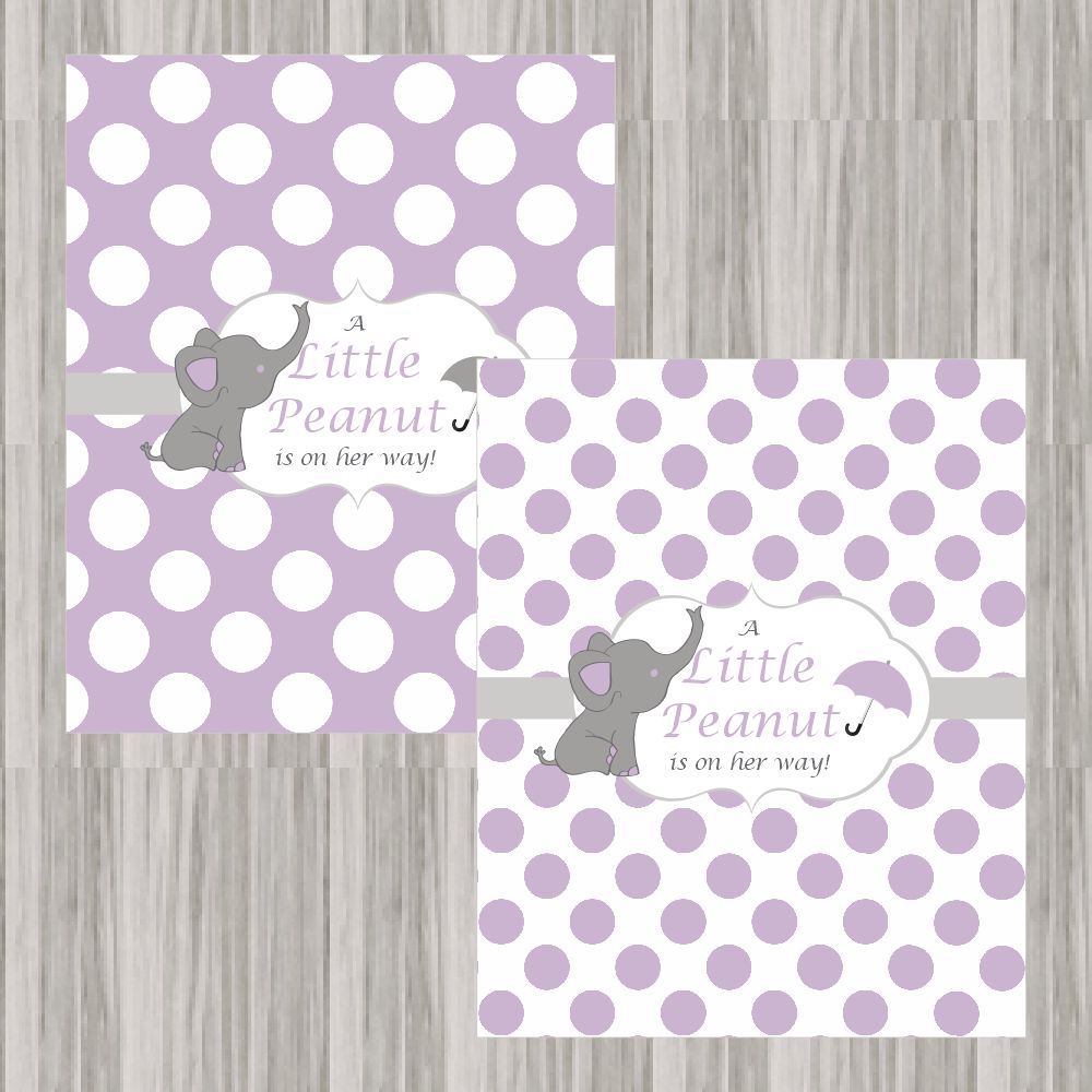 Little Peanut Candy Bar Wrappers - Purple