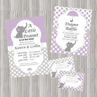 Little Peanut Baby Shower Decoration Pack - Lavender