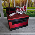 Maroon Graduation Card Box
