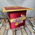 Maroon Style 4 and 5 Graduation Card Box