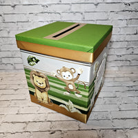 Safari Animal Baby Shower Card Box
