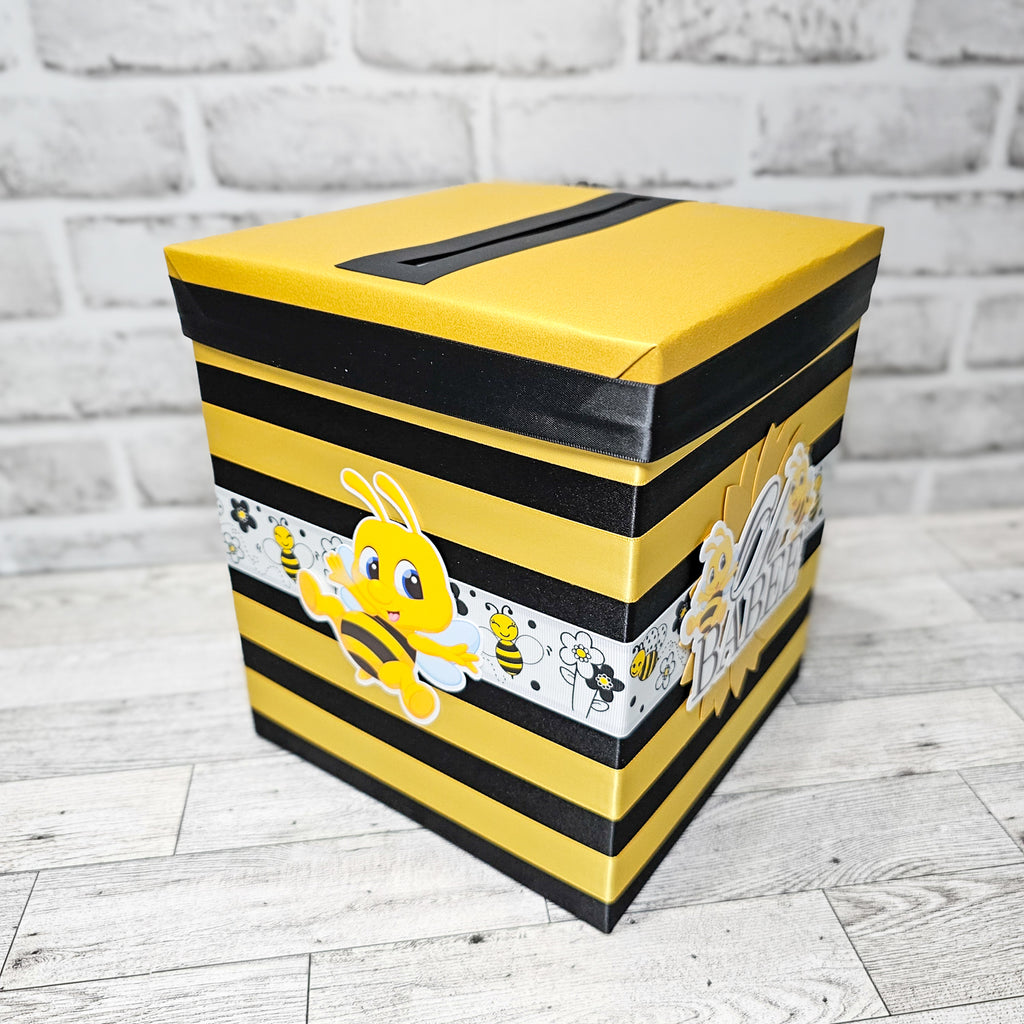 Oh Babee Bumblebee Baby Shower Card Box
