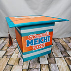 Orange Themed Style 1 Graduation Card Boxes