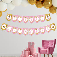Little Princess Baby Shower Bundle, Pink and Gold
