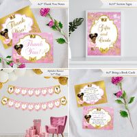 Little Princess Baby Shower Bundle, Pink and Gold