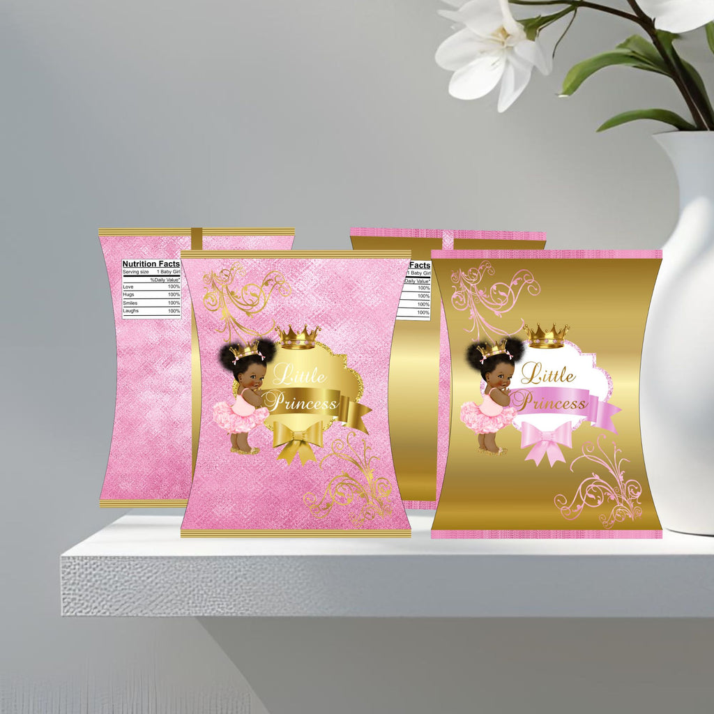 Little Princess Baby Shower Bundle, Pink and Gold