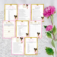 Little Princess Baby Shower Bundle, Pink and Gold