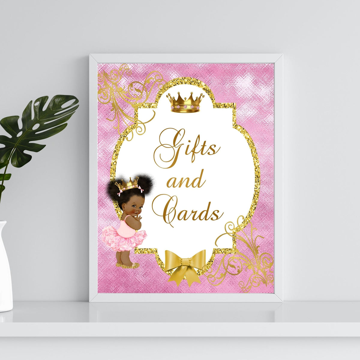 Little Princess Baby Shower Bundle, Pink and Gold