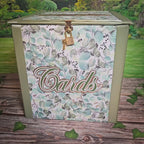 Eucalyptus and Sage Locking Wedding Card Box