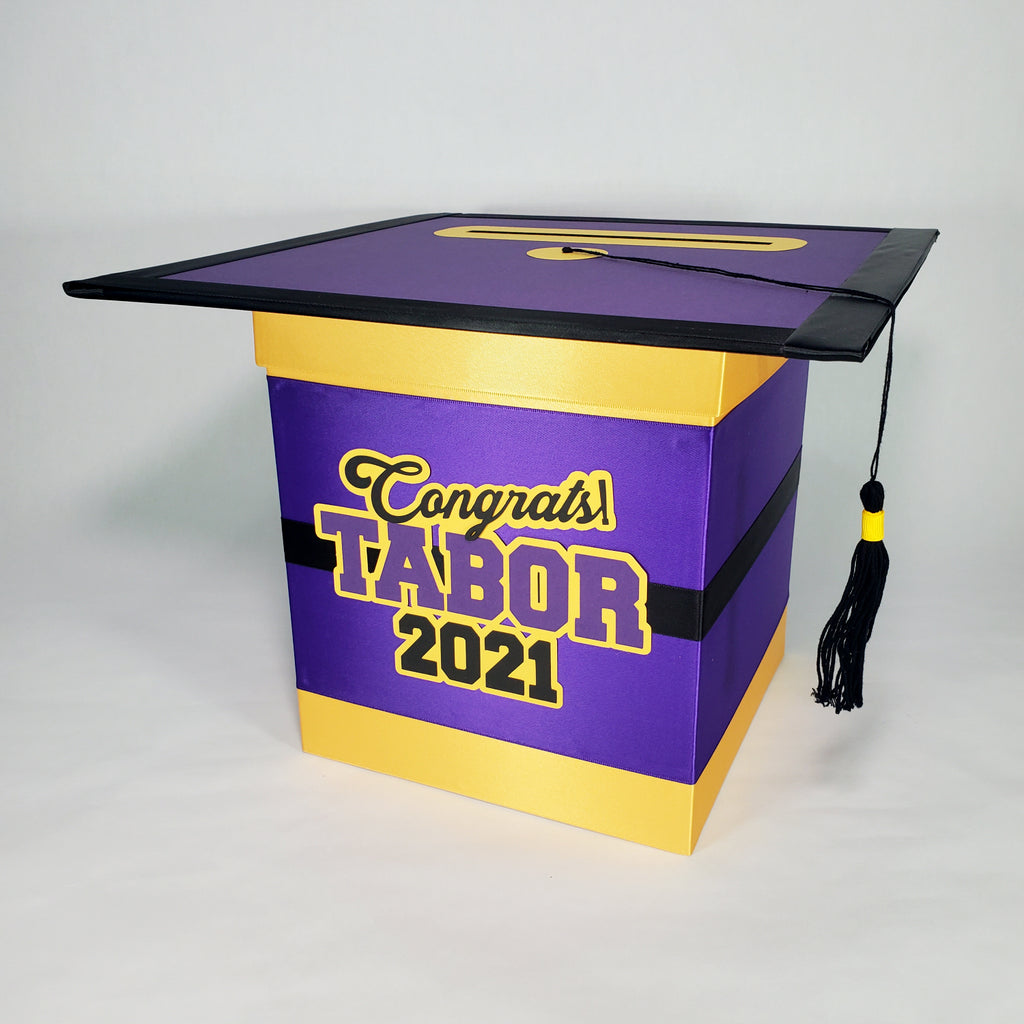 Royal Purple Style 3 Graduation Card Boxes