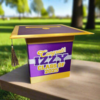 Rainbow Purple Based Graduation Card Boxes