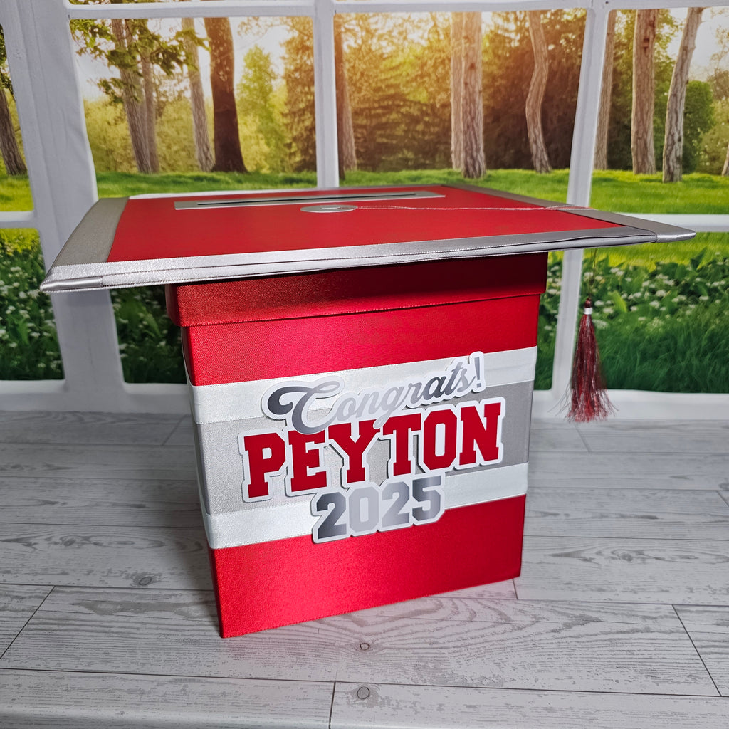 Red Style 1 Graduation Card Boxes