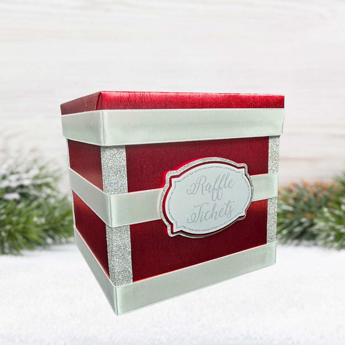 Christmas Raffle Ticket Box | Nepheryn Party