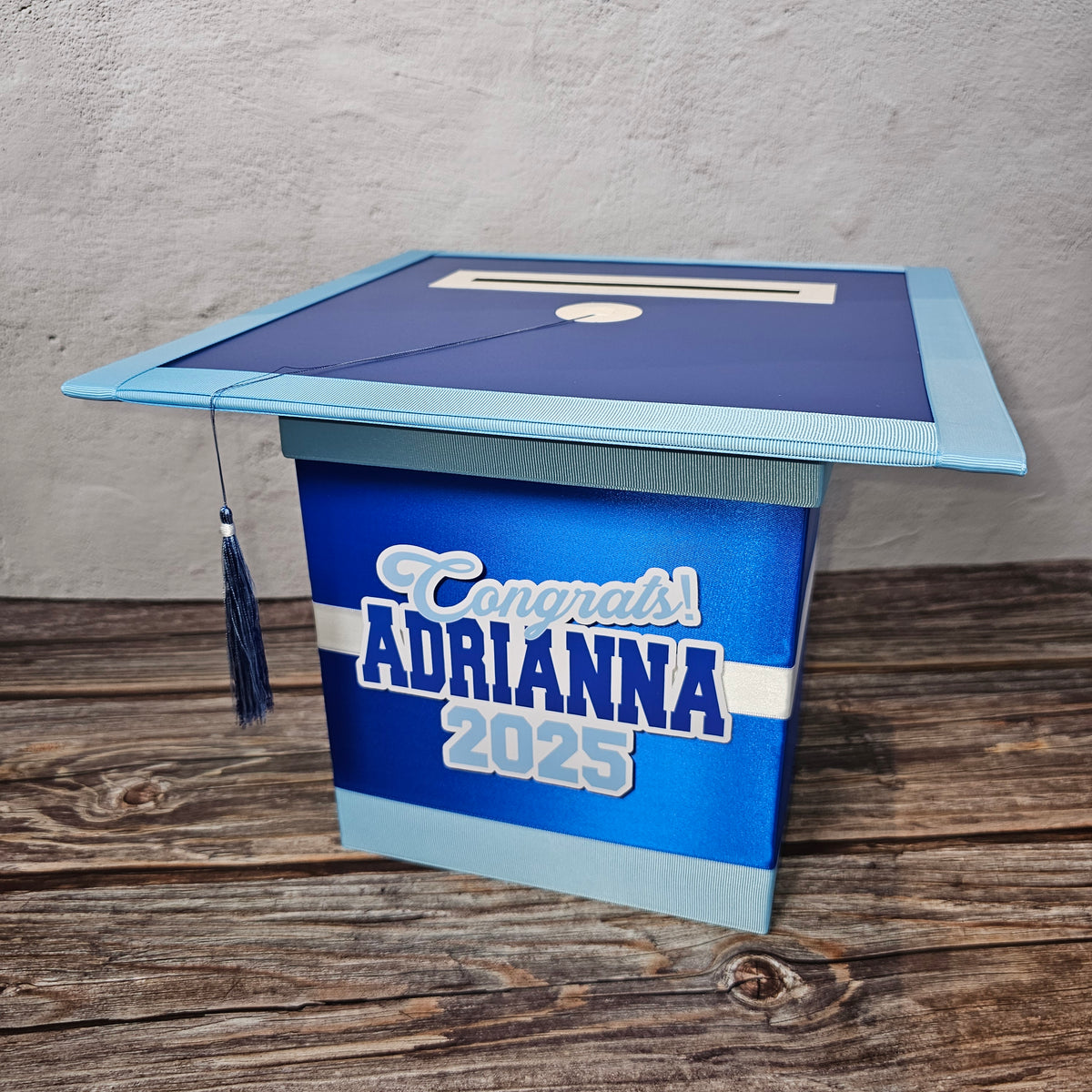 Royal Blue Style 3 Grad Card Boxes