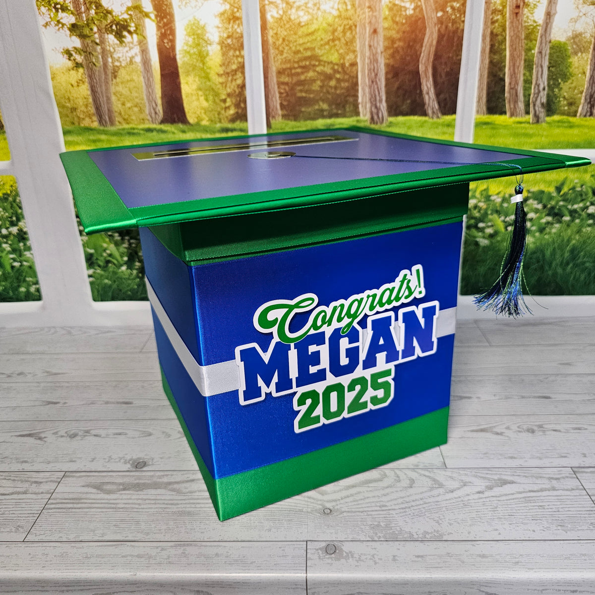 Royal Blue Style 3 Grad Card Boxes
