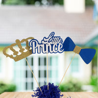 Little Prince Centerpiece Sticks - Royal Blue