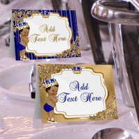 Little Prince Baby Shower Bundle, Royal Blue and Gold