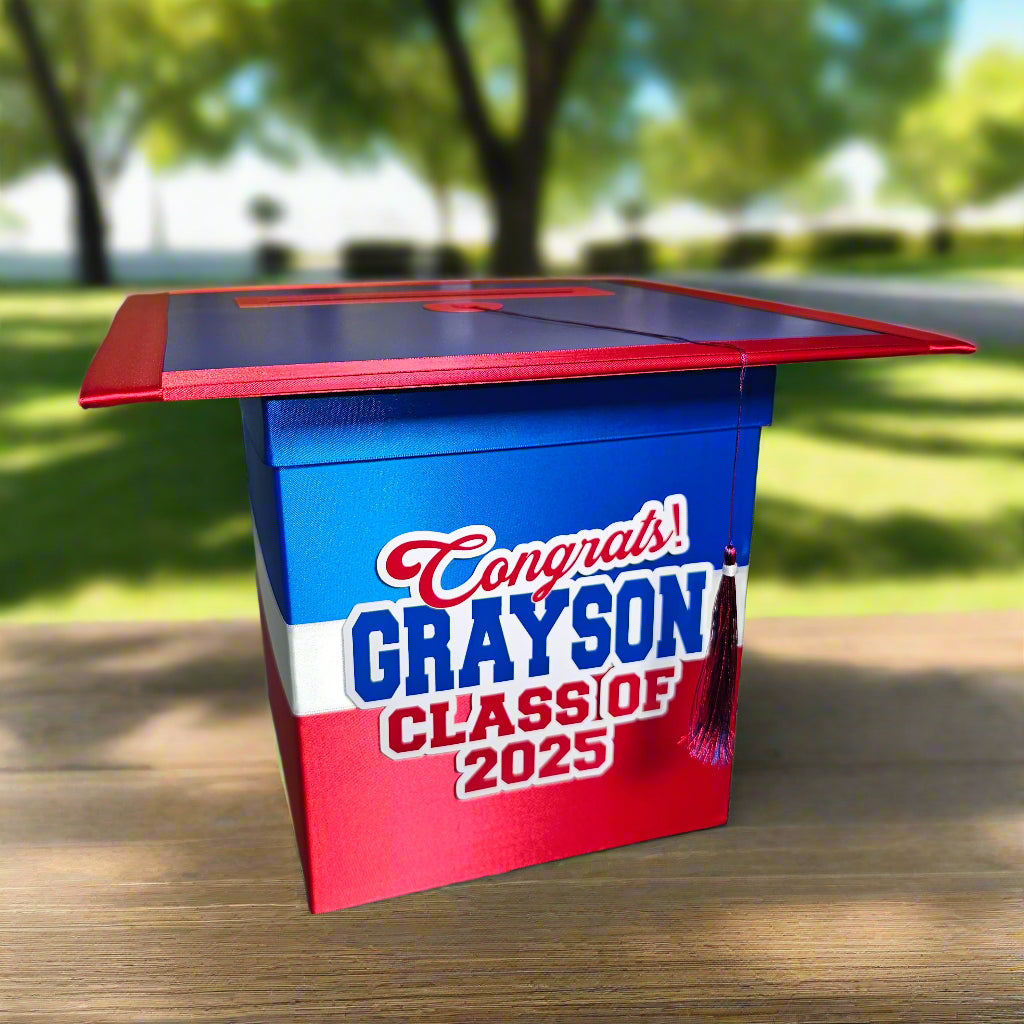 Royal Blue Style 5 Grad Card Box