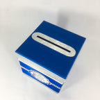 Royal Blue & Silver Little Prince Baby Shower Card Box