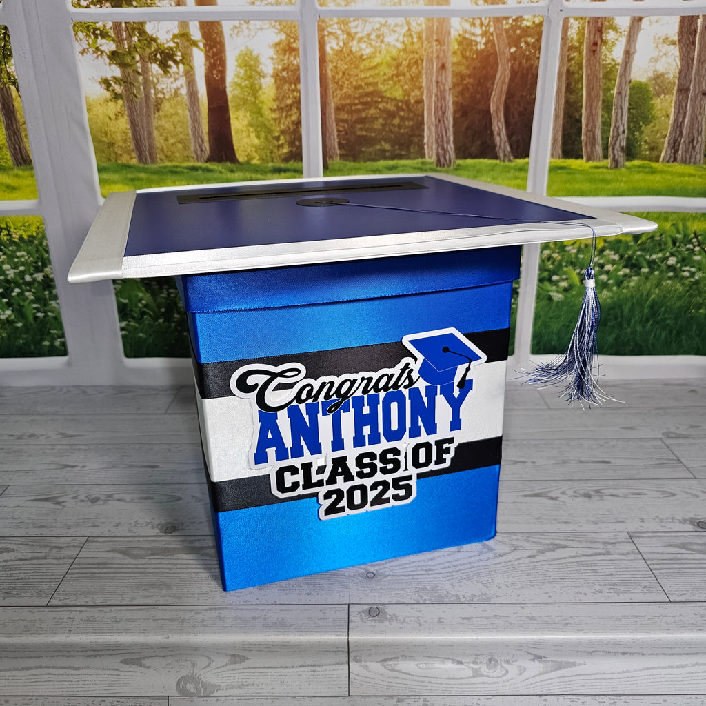 Royal Blue Style 1 Grad Card Boxes