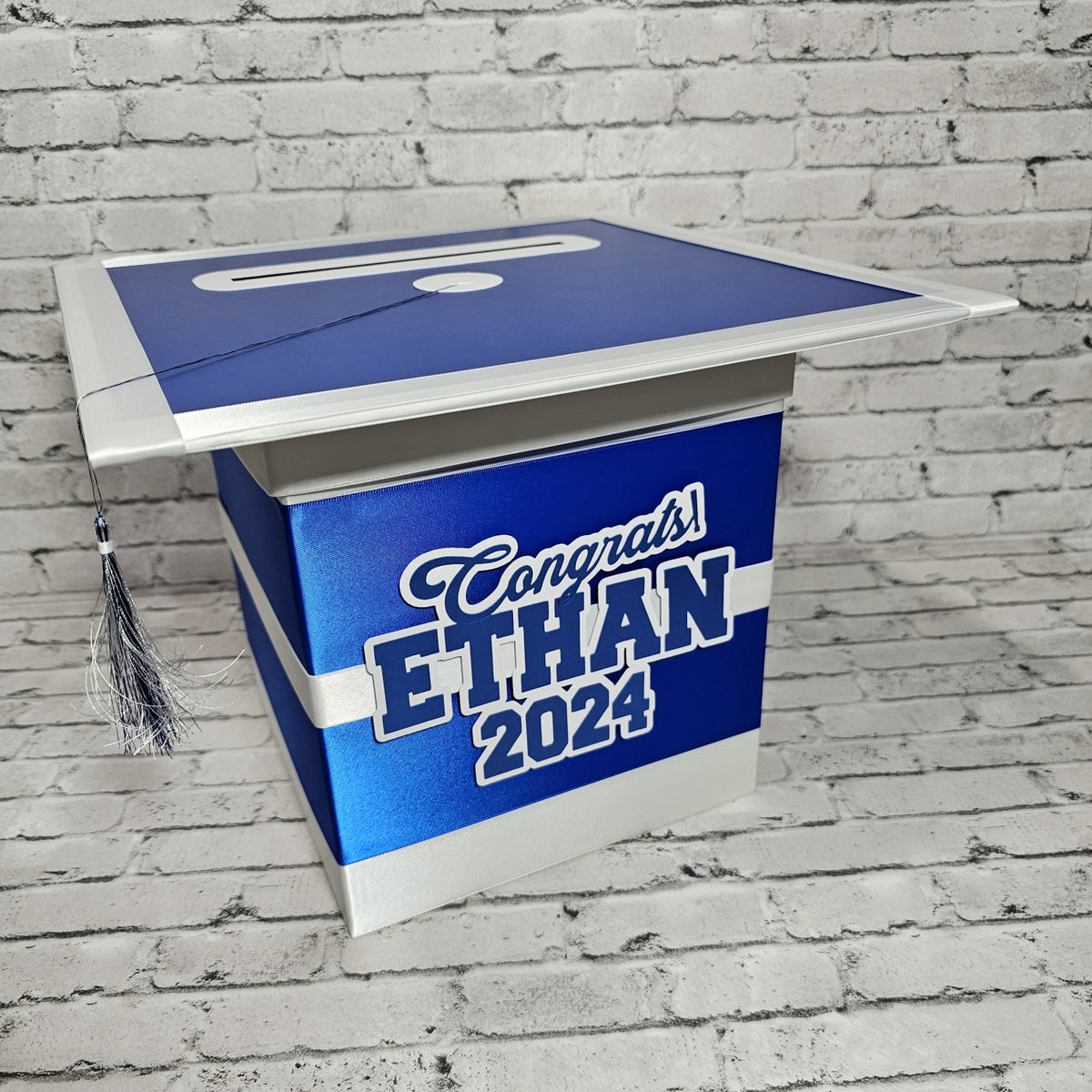 Royal Blue Style 3 Grad Card Boxes