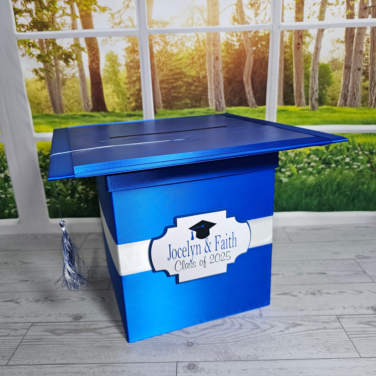 Royal Blue Style 4 Grad Card Box