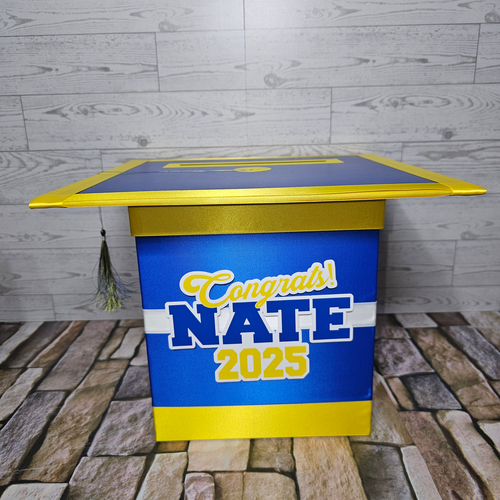 Royal Blue Style 3 Grad Card Boxes