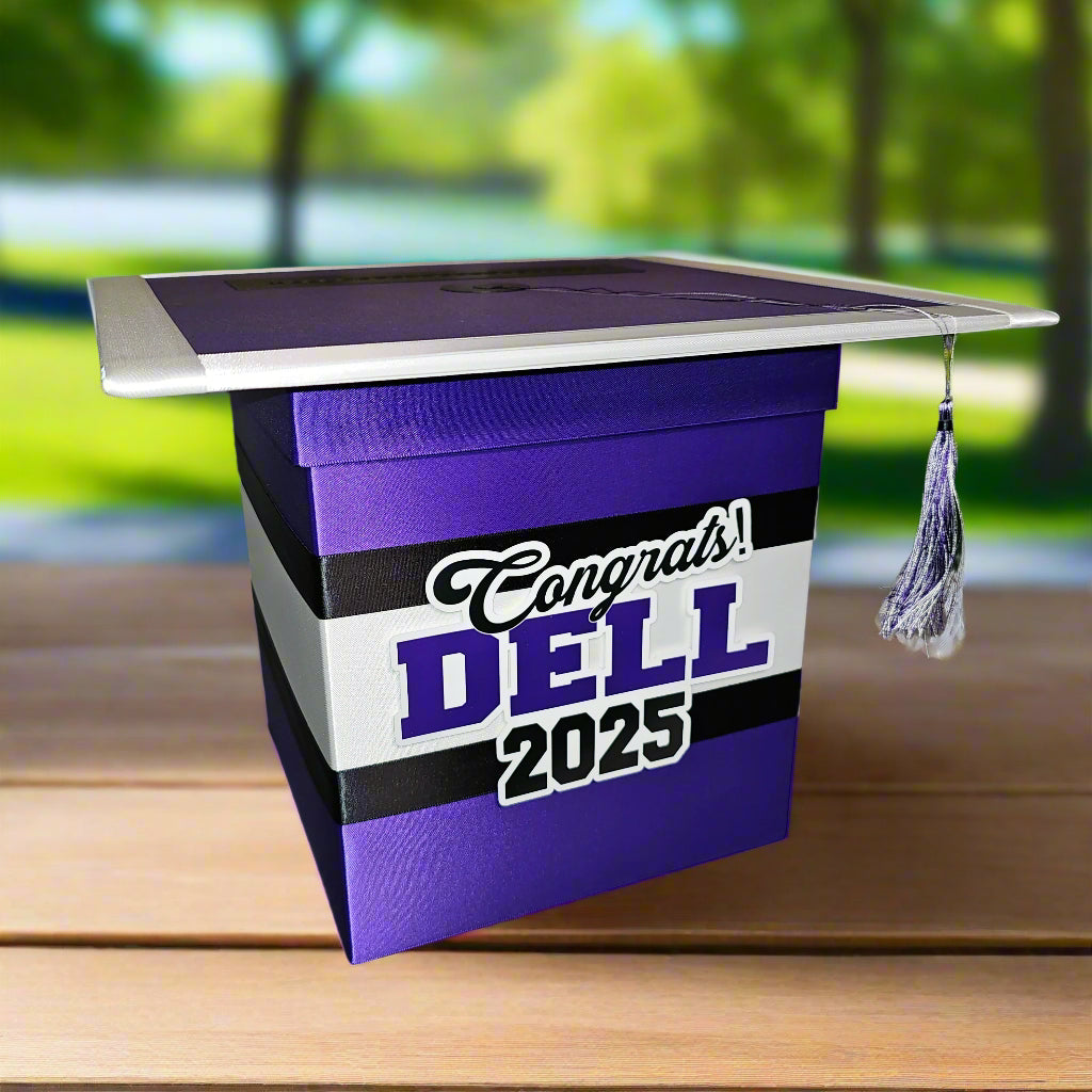 Purple Style 1 Graduation Card Boxes