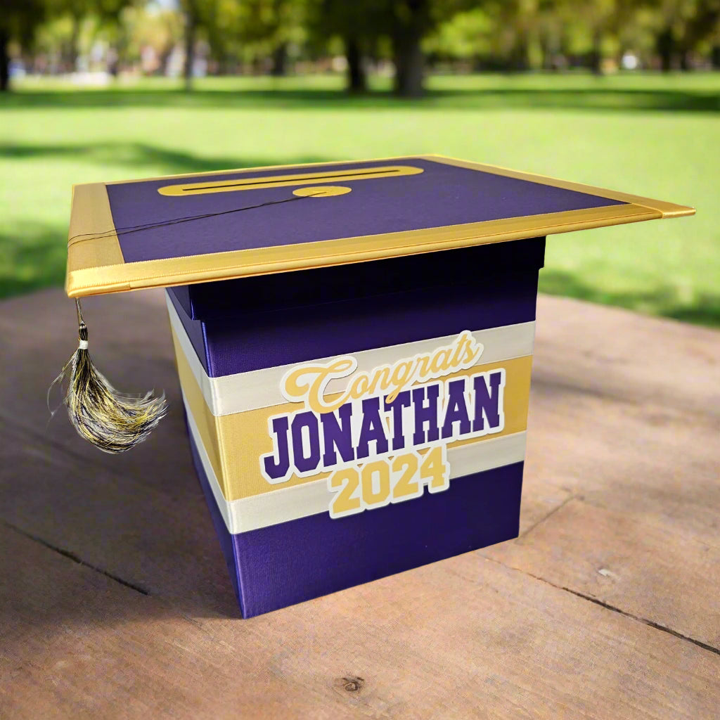 Purple Style 1 Graduation Card Boxes