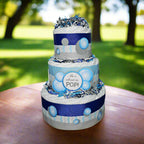 She's About to Pop Bubbles Diaper Cake for Boy