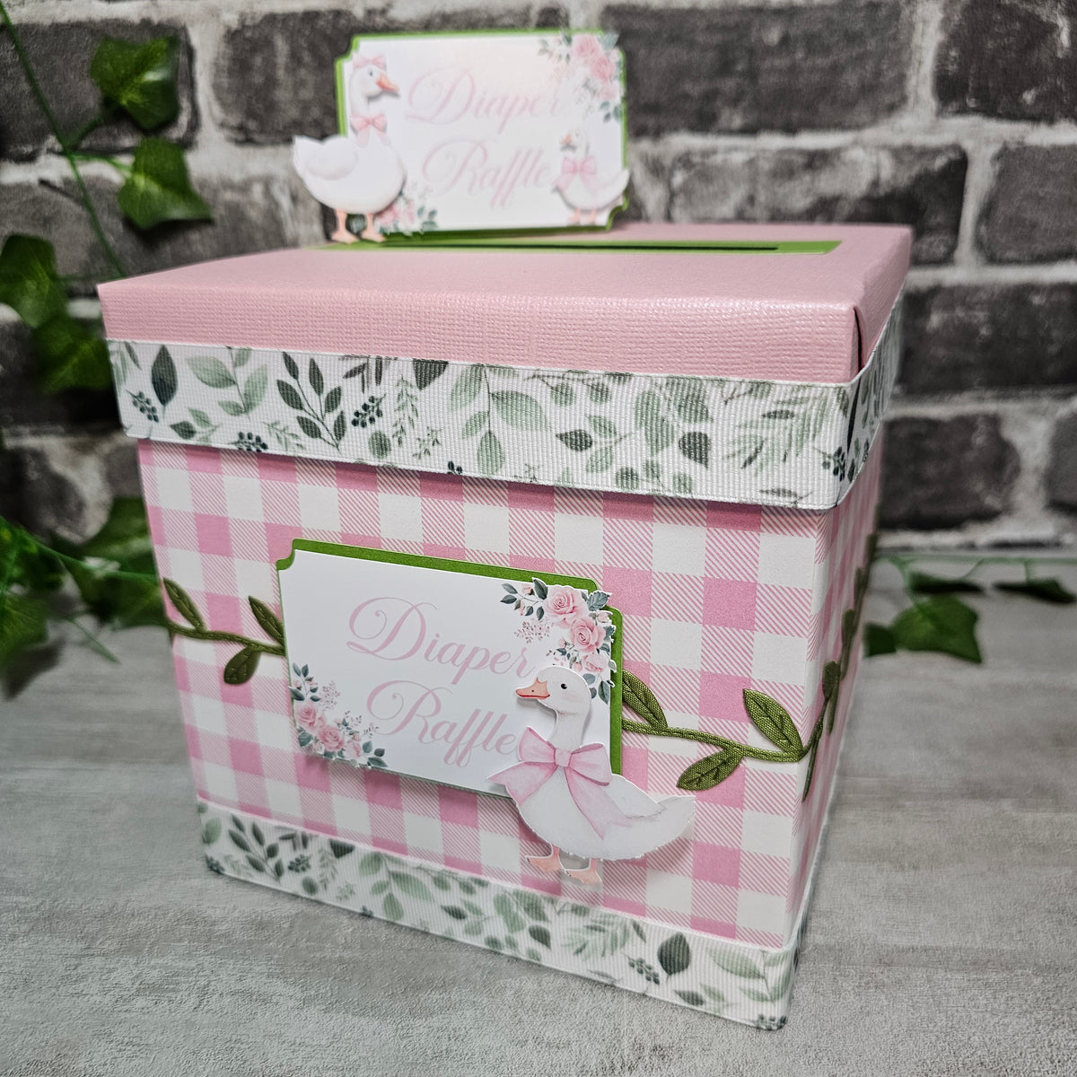 Silly Goose Diaper Raffle Ticket Box