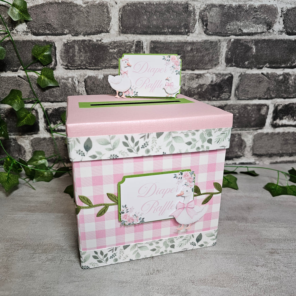 Silly Goose Diaper Raffle Ticket Box