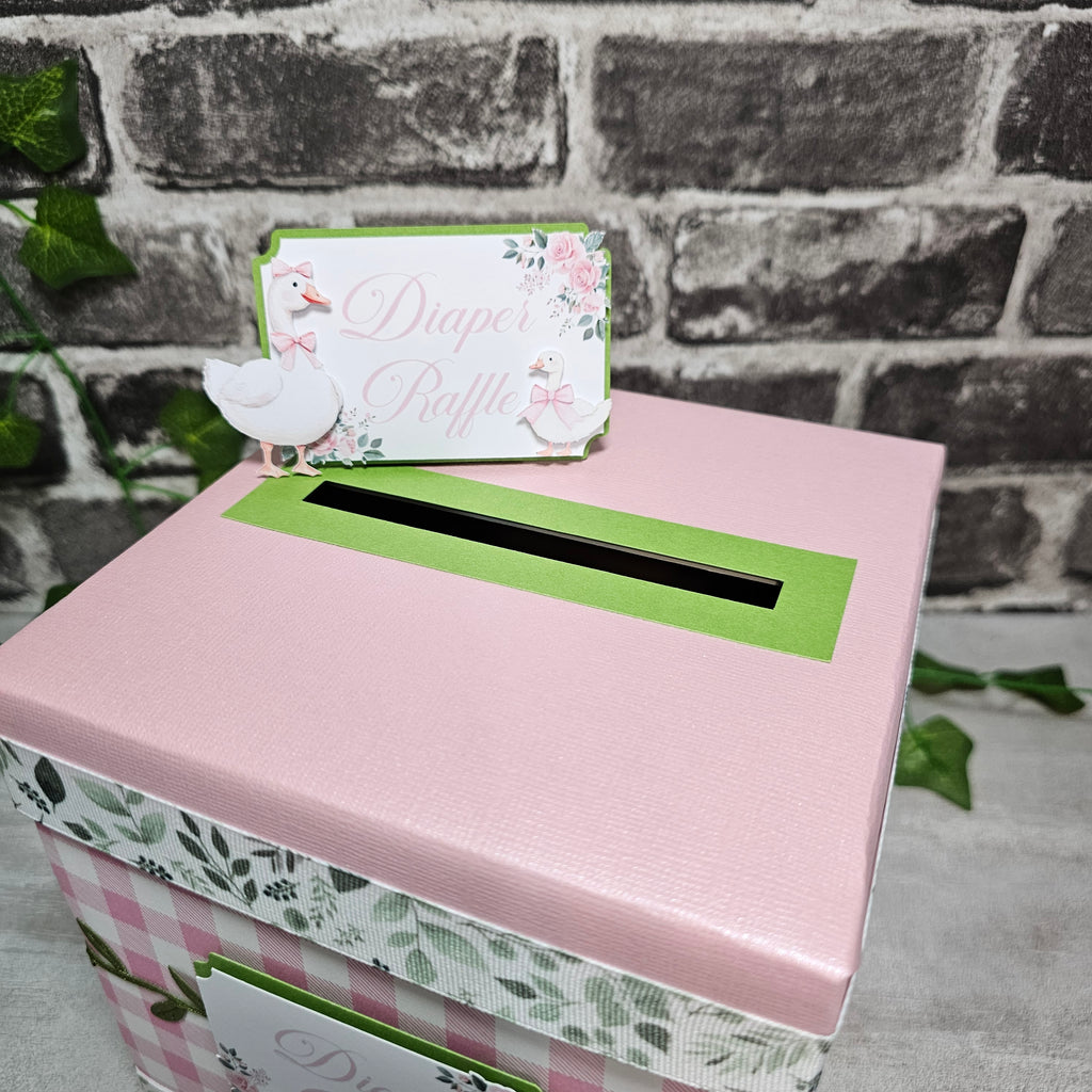 Silly Goose Diaper Raffle Ticket Box