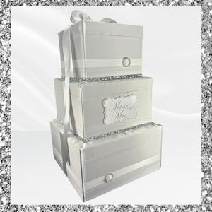 Silver Wedding Card Holder