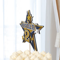 Stars 3D Birthday Cake Topper
