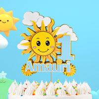 Little Sunshine 3D Birthday Cake Topper
