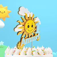 Little Sunshine 3D Birthday Cake Topper
