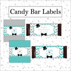 Little Man Decoration Pack - Teal, Gray