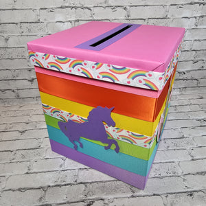 Unicorn Baby Shower Card Box