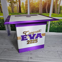 Rainbow Purple Based Graduation Card Boxes