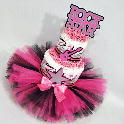 Girl Rocker Diaper Cake
