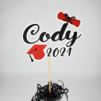 Class of 2021 Personalized Graduation Cake Topper
